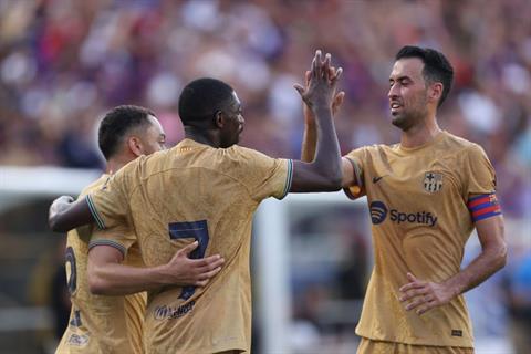 VIDEO: Dembele xâu kim Cuadrado, lập cú đúp mãn nhãn vào lưới Juve